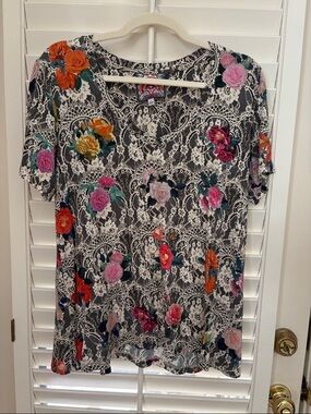 Johnny was floral top